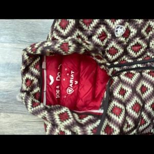 Medium Aztec print down jacket